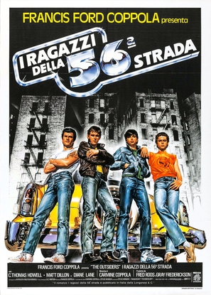 The Outsiders - Italian Movie Poster (thumbnail)