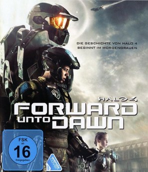 Halo 4: Forward Unto Dawn - German Blu-Ray movie cover (thumbnail)