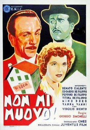 Non mi muovo! - Italian Movie Poster (thumbnail)