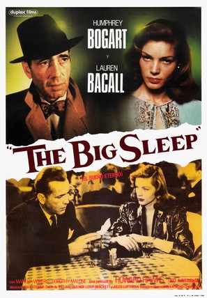 The Big Sleep - Spanish Movie Poster (thumbnail)