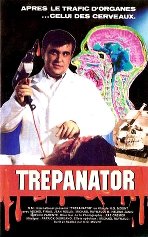 Trepanator - French VHS movie cover (thumbnail)