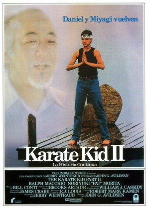 The Karate Kid, Part II - Spanish Movie Poster (thumbnail)
