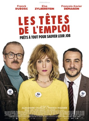 Les t&ecirc;tes de l&#039;emploi - French Movie Poster (thumbnail)