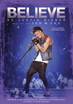 Justin Bieber&#039;s Believe - Canadian Movie Cover (thumbnail)