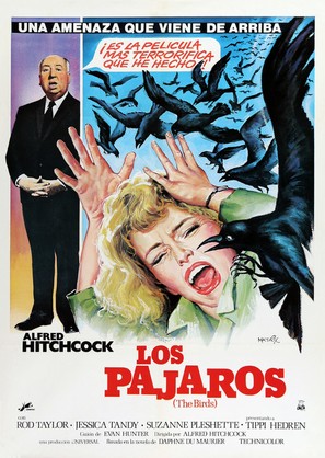 The Birds - Spanish Movie Poster (thumbnail)
