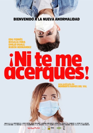 &iexcl;Ni te me acerques! - Spanish Movie Poster (thumbnail)