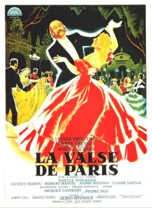 La valse de Paris - French Movie Poster (thumbnail)