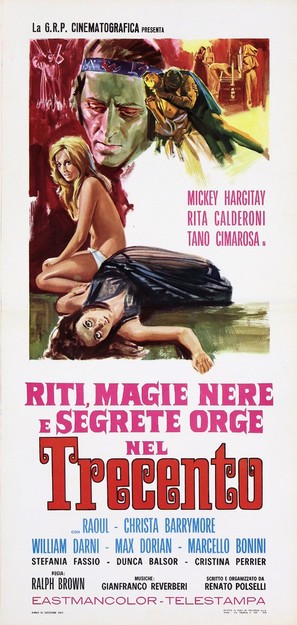 Riti, magie nere e segrete orge nel trecento - Italian Movie Poster (thumbnail)