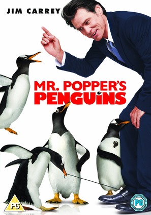 Mr. Popper&#039;s Penguins - British DVD movie cover (thumbnail)