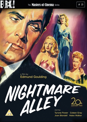 Nightmare Alley - British DVD movie cover (thumbnail)