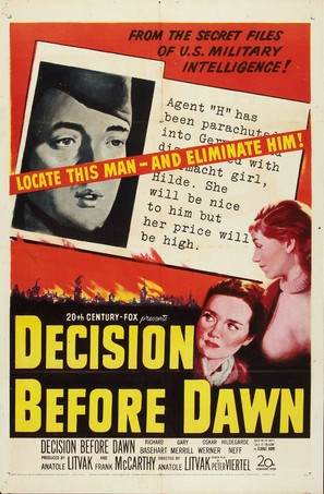 Decision Before Dawn - Movie Poster (thumbnail)