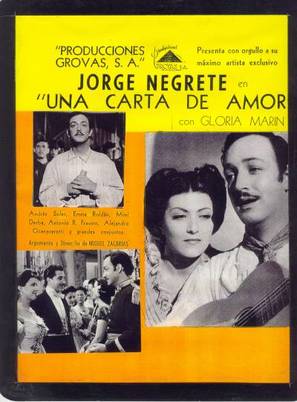 Carta de amor, Una - Mexican Movie Poster (thumbnail)
