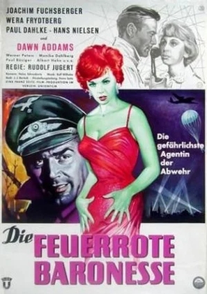 Die feuerrote Baronesse - German Movie Poster (thumbnail)