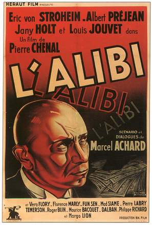 L&#039;alibi - French Movie Poster (thumbnail)