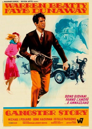 Bonnie and Clyde - Italian Theatrical movie poster (thumbnail)