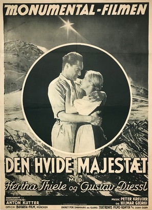 Die wei&szlig;e Majest&auml;t - Danish Movie Poster (thumbnail)