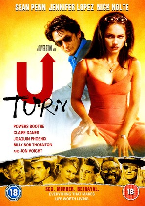 U Turn - British DVD movie cover (thumbnail)