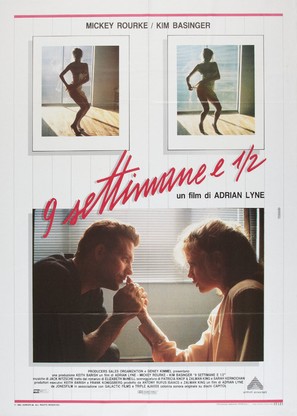 Nine 1/2 Weeks - Italian Movie Poster (thumbnail)