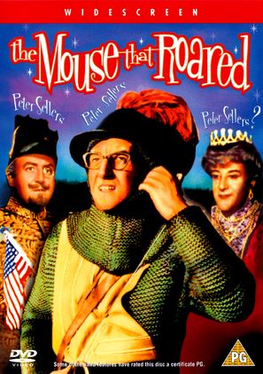 The Mouse That Roared - British DVD movie cover (thumbnail)