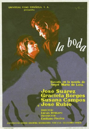 La boda - Spanish Movie Poster (thumbnail)