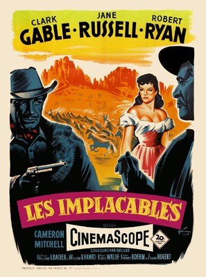 The Tall Men - French Movie Poster (thumbnail)