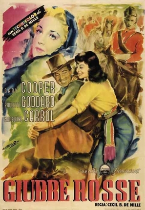 North West Mounted Police - Italian Movie Poster (thumbnail)