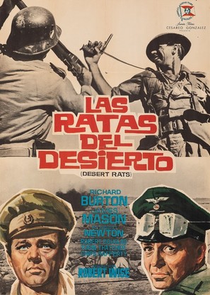 The Desert Rats - Spanish Movie Poster (thumbnail)