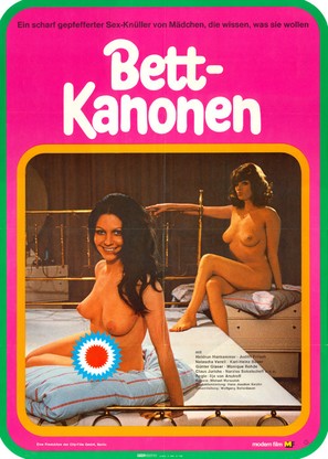 Bettkanonen - German Movie Poster (thumbnail)