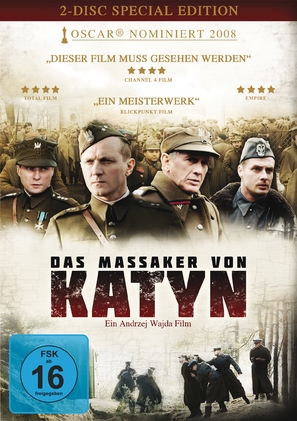 Katyn - German DVD movie cover (thumbnail)