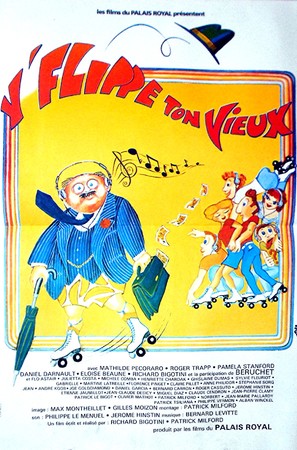 Y flippe ton vieux - French Movie Poster (thumbnail)