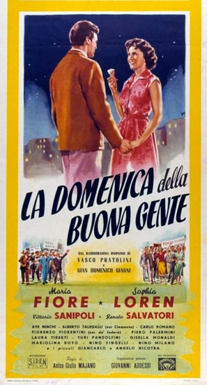 La domenica della buona gente - Italian Movie Poster (thumbnail)