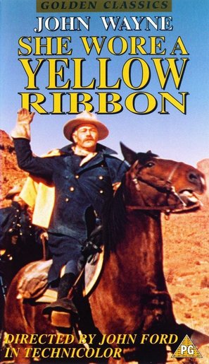 She Wore a Yellow Ribbon - British Movie Cover (thumbnail)