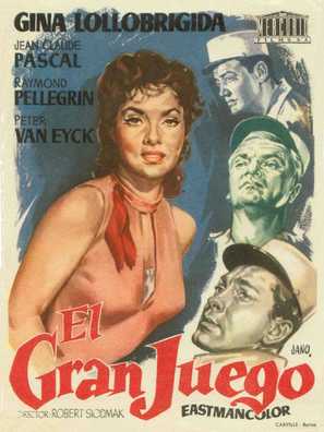 Le grand jeu - Spanish Movie Poster (thumbnail)
