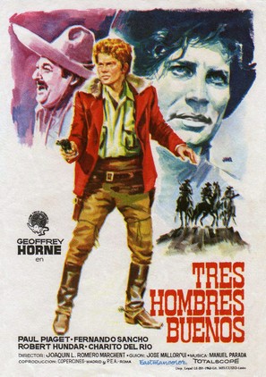 Tres hombres buenos - Spanish Movie Poster (thumbnail)