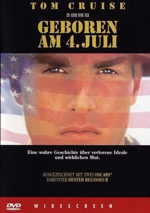 Born on the Fourth of July - German DVD movie cover (thumbnail)