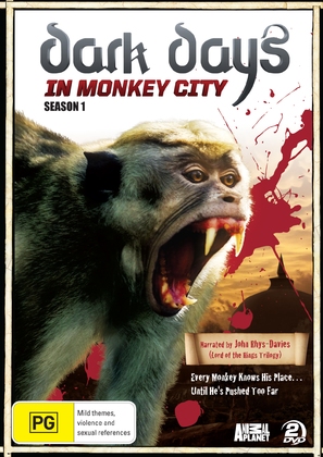 &quot;Dark Days in Monkey City&quot; - Australian DVD movie cover (thumbnail)