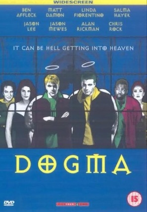 Dogma - British DVD movie cover (thumbnail)