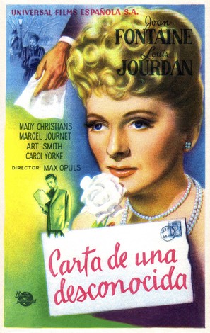 Letter from an Unknown Woman - Spanish Movie Poster (thumbnail)