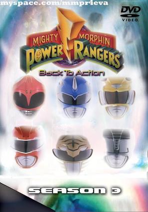 &quot;Mighty Morphin&#039; Power Rangers&quot; - DVD movie cover (thumbnail)