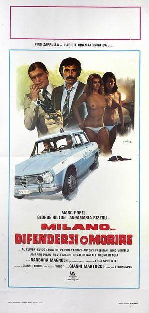 Milano... difendersi o morire - Italian Movie Poster (thumbnail)