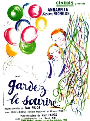 Gardez le sourire - French Movie Poster (thumbnail)