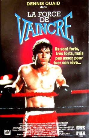 Tough Enough - French VHS movie cover (thumbnail)