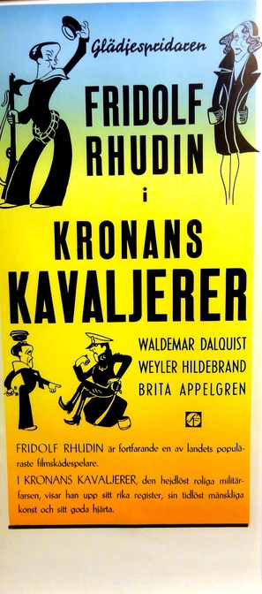 Kronans kavaljerer - Swedish Movie Poster (thumbnail)
