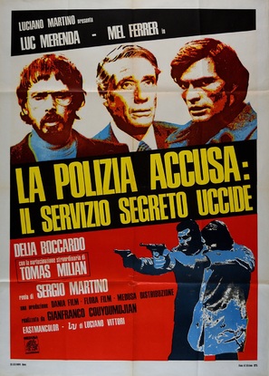 La polizia accusa: il servizio segreto uccide - Italian Movie Poster (thumbnail)