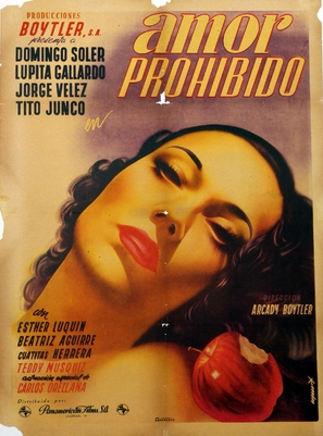 Amor prohibido - Mexican Movie Poster (thumbnail)