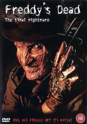 Freddy&#039;s Dead: The Final Nightmare - British DVD movie cover (thumbnail)