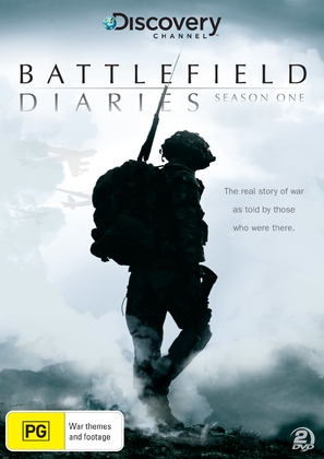 &quot;Battlefield Diaries&quot; - Australian DVD movie cover (thumbnail)