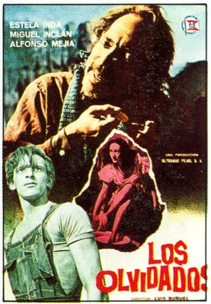 Los olvidados - Spanish Movie Poster (thumbnail)