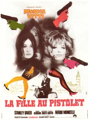 La ragazza con la pistola - French Movie Poster (thumbnail)