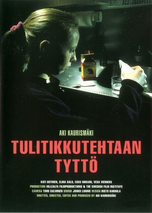 Tulitikkutehtaan tytt&ouml; - Finnish Movie Poster (thumbnail)